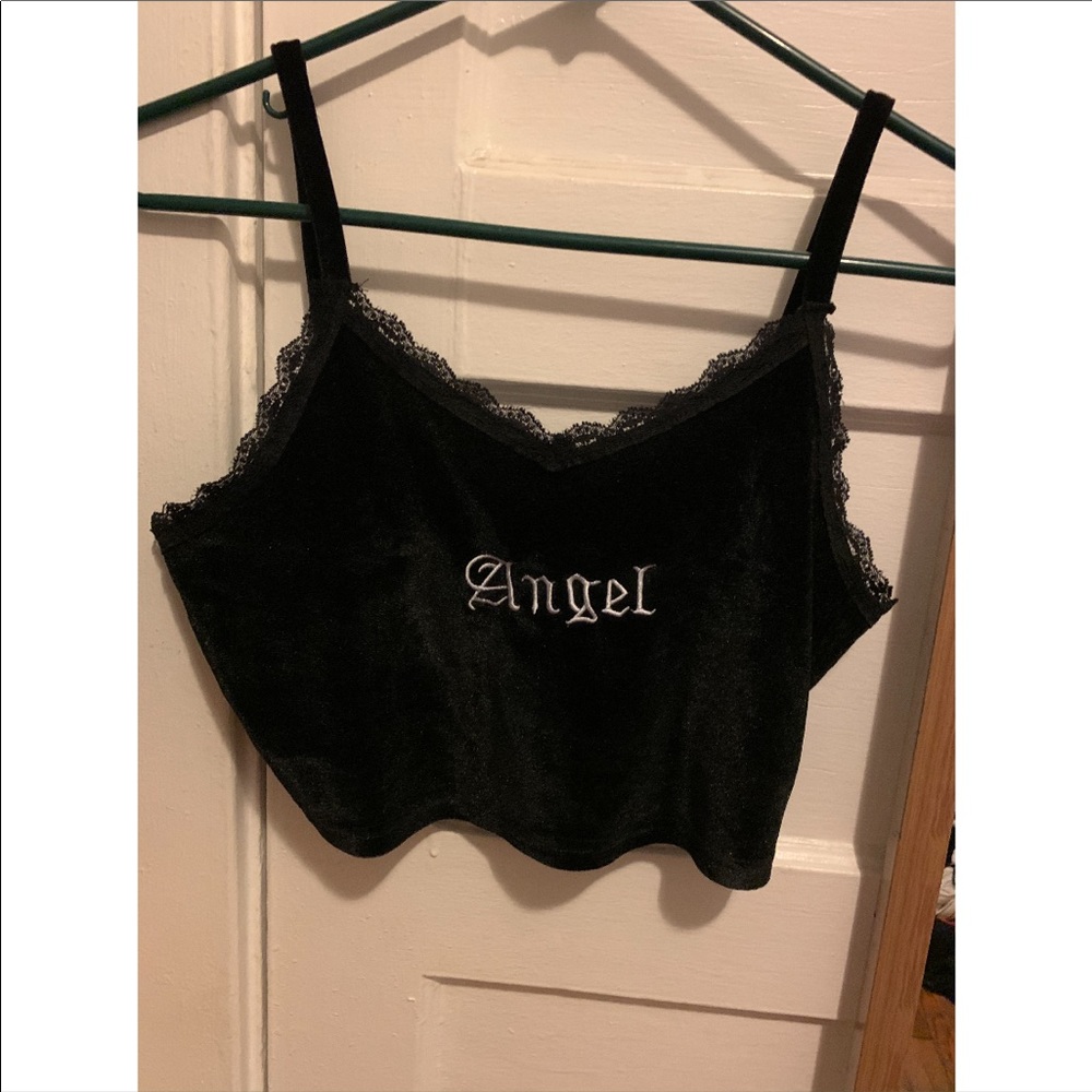 Shein Angel crop top